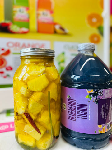 NEW: XL Pineapple + Blueberry Fusion (Quart)